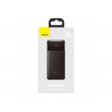 Оригінал Baseus Bipow Digital Display 30000 mAh 20W Black PPDML-N01 Power Bank Швидка зарядка QC 3.0 PD AFC - Фото
