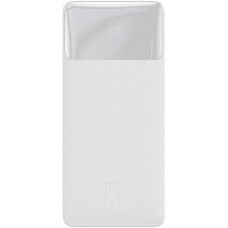 Оригінал Baseus Bipow Digital Display 30000 mAh 15W White PPDML-K02 Power Bank Швидка зарядка QC 3.0 PD AFC - Фото