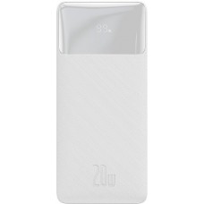 Оригінал Baseus Bipow Digital Display 30000 mAh 20W White PPDML-N02 Power Bank Швидка зарядка QC 3.0 PD AFC - Фото