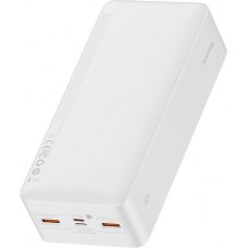 Оригінал Baseus Bipow Digital Display 30000 mAh 20W White PPDML-N02 Power Bank Швидка зарядка QC 3.0 PD AFC - Фото