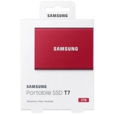 Накопитель SSD USB 3.2 2TB T7 Samsung (MU-PC2T0R/WW) - Фото