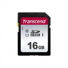 Карта памяти Transcend 16GB SDHC class 10 UHS-I U1 (TS16GSDC300S)