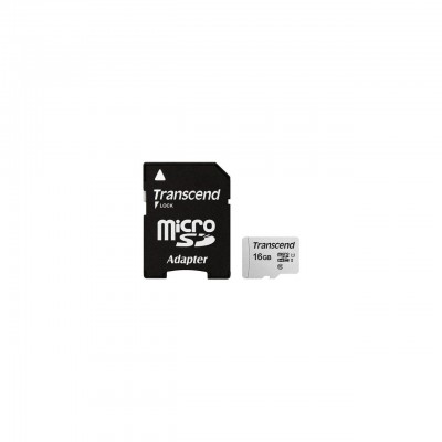 Картка пам'яті Transcend 16 GB microSDHC class 10 UHS-I U1 (TS16GUSD300S-A)
