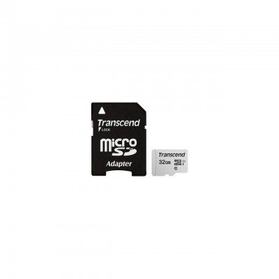 Карта памяти Transcend 32GB microSDHC class 10 UHS-I U1 (TS32GUSD300S-A)