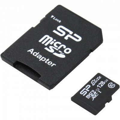 Картка пам'яті Silicon Power 128Gb microSDXC class 10 (SP128GBSTXBU1V10SP)