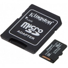 Картка пам'яті Kingston 16 GB microSDHC class 10 UHS-I V30 A1 (SDCIT2/16GB) - Фото
