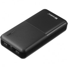 Батарея універсальна Sandberg 20000 mAh, Saver, USB-C, Micro-USB, output: USB-A*2 Total 5V/2.4A (320-42) - Фото