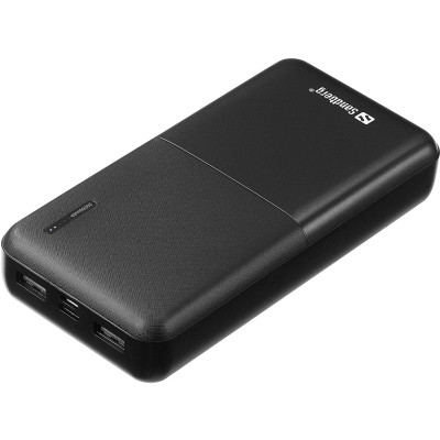 Батарея універсальна Sandberg 20000 mAh, Saver, USB-C, Micro-USB, output: USB-A*2 Total 5V/2.4A (320-42)