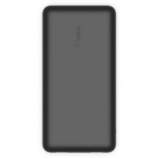 Батарея універсальна Belkin 20000 mAh, USB-C, 2*USB-A, 3A, 6" USB-A to USB-C cable, Black (BPB012BTBK)