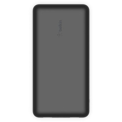 Батарея универсальная Belkin 20000mAh, USB-C, 2*USB-A, 3A, 6" USB-A to USB-C cable, Black (BPB012BTBK)