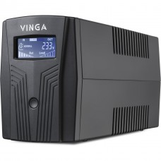 Джерело безперебійного живлення Vinga LCD 800VA plastic case (VPC-800P) - Фото