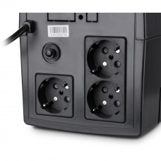 Джерело безперебійного живлення Vinga LCD 1200VA plastic case (VPC-1200P) - Фото