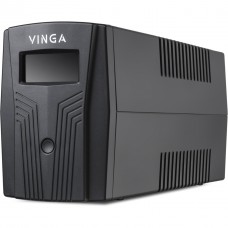 Джерело безперебійного живлення Vinga LCD 800VA plastic case (VPC-800P) - Фото