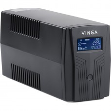 Джерело безперебійного живлення Vinga LCD 1500VA plastic case (VPC-1500P) - Фото