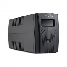 Джерело безперебійного живлення Vinga LCD 1500VA plastic case (VPC-1500P) - Фото