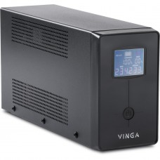 Джерело безперебійного живлення Vinga LCD 2000VA metall case (VPC-2000M) - Фото
