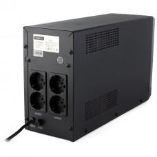 Джерело безперебійного живлення Vinga LCD 2000VA metall case (VPC-2000M) - Фото