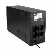 Джерело безперебійного живлення Vinga LCD 2000VA metall case (VPC-2000M) - Фото