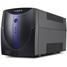 Джерело безперебійного живлення Vinga LED 800VA plastic case (VPE-800P) - Фото