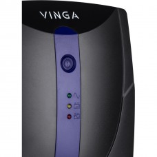Джерело безперебійного живлення Vinga LED 800VA plastic case (VPE-800P) - Фото