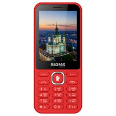 Мобильный телефон Sigma X-style 31 Power Type-C Red (4827798855058) - Фото