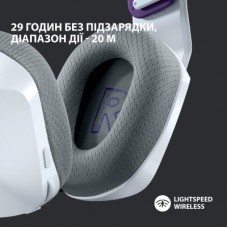 Наушники Logitech G733 Lightspeed Wireless RGB Gaming Headset White (981-000883) - Фото