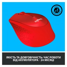 Мышка Logitech M330 Silent plus Red (910-004911) - Фото