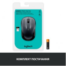 Мишка Logitech M325s Wireless Dark Silver (910-006812) - Фото