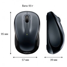 Мишка Logitech M325s Wireless Dark Silver (910-006812) - Фото