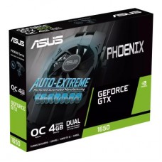 Відеокарта ASUS GeForce GTX1650 4096 Mb PHOENIX OC D6 EVO (PH-GTX1650-O4GD6-P-EVO) - Фото