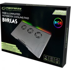Підставка для ноутбука Esperanza EGC108 with RGB Boreas (EGC108) - Фото