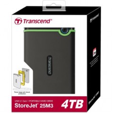 Зовнішній жорсткий диск 2.5" 4 TB Transcend (TS4TSJ25M3S) - Фото