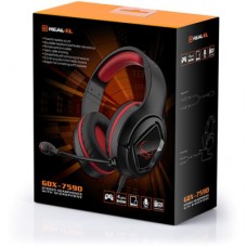 Наушники REAL-EL GDX-7590 Black-Red - Фото