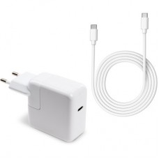 Блок живлення до ноутбука Vinga Apple 30 W 5 V3A/9V3A/12V2.4A/14.5V2A/ 18V1.5A/20V1.5A USB-C (VPA-30-APP-C) - Фото