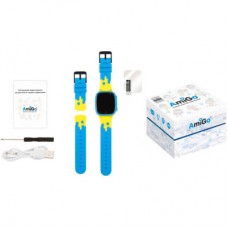 Смарт-годинник Amigo GO008 GLORY GPS Wi-Fi Blue-Yellow (976267) - Фото