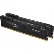 Оперативна пам'ять Kingston HyperX DDR4 16 Gb (2x8Gb) Fury Black (HX432C16FB3K2/16) - Фото