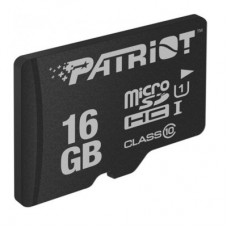 Картка пам'яті Patriot 16 GB microSDHC class 10 UHS-I LX (PSF16GMDC10) - Фото