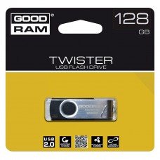 USB флеш накопитель GOODRAM 128GB UTS2 Twister Black USB 2.0 (UTS2-1280K0R11) - Фото
