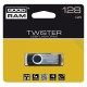 USB флеш накопитель Goodram 128GB UTS2 Twister Black USB 2.0 (UTS2-1280K0R11)
