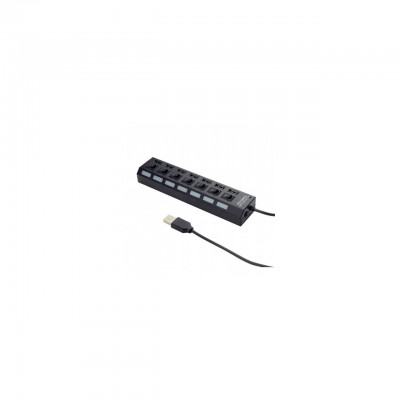 Концентратор 7 port USB 2.0 GEMBIRD (UHB-U2P7-03)