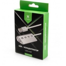 Концентратор Vinga USB 2.0 to 4*USB2.0 metal (VCPH2USB4) - Фото