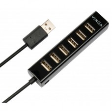 Концентратор Vinga USB2.0 to 7*USB2.0 HUB (VHA2A7) - Фото
