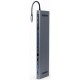 Концентратор Cablexpert USB-C 9-in-1 (Hub/HDMI/VGA/PD/card-reader/lan/audio) (A-CM-COMBO9-01) Концентратор Cablexpert USB-C 9-in-1 (Hub/HDMI/VGA/PD/card-reader/lan/audio) (A-CM-COMBO9-01)