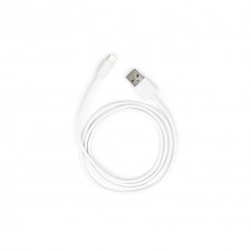 Дата кабель USB 2.0 AM to Lightning PVC 1m white Vinga (VCPDCL1W) - Фото