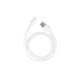 Дата кабель USB 2.0 AM to Lightning PVC 1m white Vinga (VCPDCL1W)