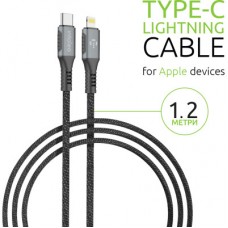 Дата кабель Type-C to Lightning 1.2m CBGPD30WTL1 30 W grey Intaleo (1283126518089) Дата кабель Type-C to Lightning 1.2m CBGPD30WTL1 30 W grey Intaleo (1283126518089) - Фото