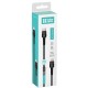 Дата кабель ColorWay USB-C to Lightning 0.3m 3А black (CW-CBPDCL054-BK)