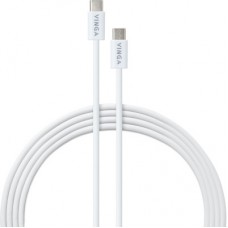 Дата кабель USB-C to USB-C 1.0m 100W E-Mark chip PVC Vinga (VCDCCCM251) - Фото