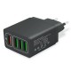Зарядний пристрій XoKo QC-405 4 USB 6.2 A Black (QC-405-BK)