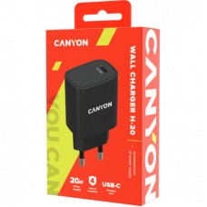 Зарядний пристрій Canyon PD 20 W (CNE-CHA20B02) - Фото